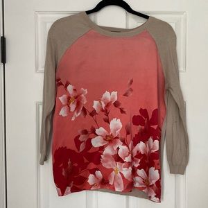 Floral sweater